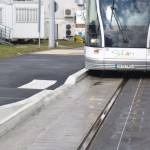 Bordure URBATRAM® sur mesure pour Tramway sur pneu.